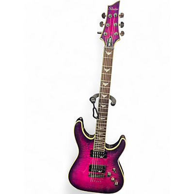 Used Schecter Guitar Research Omen Extreme 6 MAGENTA Solid Body Electric Guitar