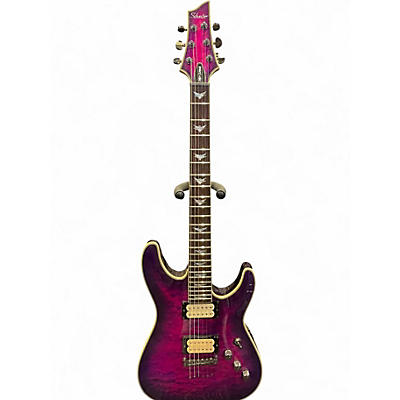 Used Schecter Guitar Research Omen Extreme 6 Magneta Solid Body Electric Guitar