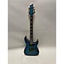 Used Schecter Guitar Research Used Schecter Guitar Research Omen Extreme 6 Ocean Blue Burst Solid Body Electric Guitar Ocean Blue Burst