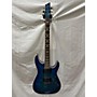 Used Schecter Guitar Research Used Schecter Guitar Research Omen Extreme 6 Ocean Blue Burst Solid Body Electric Guitar Ocean Blue Burst