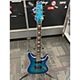 Used Schecter Guitar Research Used Schecter Guitar Research Omen Extreme 6 Ocean Blue Burst Solid Body Electric Guitar Ocean Blue Burst