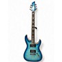 Used Schecter Guitar Research Omen Extreme 6 Ocean Blue Burst Solid Body Electric Guitar Ocean Blue Burst