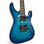 Used Schecter Guitar Research Omen Extreme 6 Ocean Blue Burst Solid Body Electric Guitar Ocean Blue Burst