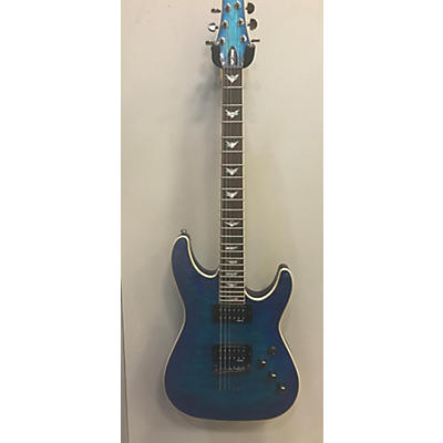 Schecter Guitar Research Used Schecter Guitar Research Omen Extreme 6 Ocean Burst Solid Body Electric Guitar