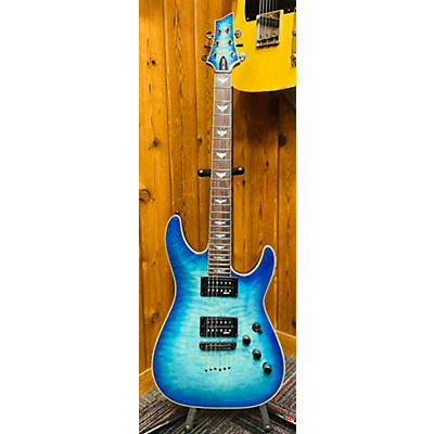 Schecter Guitar Research Used Schecter Guitar Research Omen Extreme 6 Ocean Turquoise Solid Body Electric Guitar