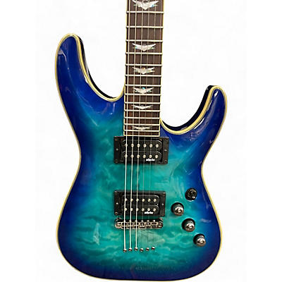 Schecter Guitar Research Used Schecter Guitar Research Omen Extreme 6 Ocean Turquoise Solid Body Electric Guitar