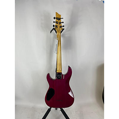 Schecter Guitar Research Used Schecter Guitar Research Omen Extreme 6 Pink Solid Body Electric Guitar