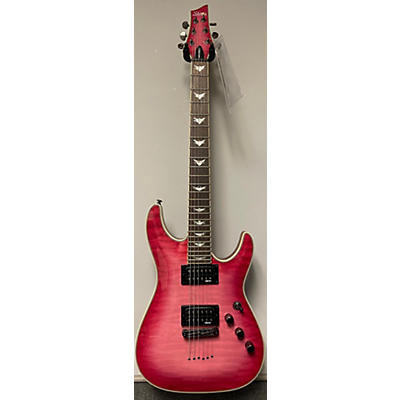 Schecter Guitar Research Used Schecter Guitar Research Omen Extreme 6 Pink Solid Body Electric Guitar