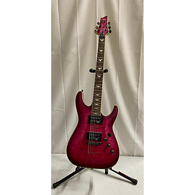 Schecter Guitar Research Used Schecter Guitar Research Omen Extreme 6 Pink Solid Body Electric Guitar