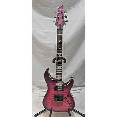 Schecter Guitar Research Used Schecter Guitar Research Omen Extreme 6 Pink Solid Body Electric Guitar