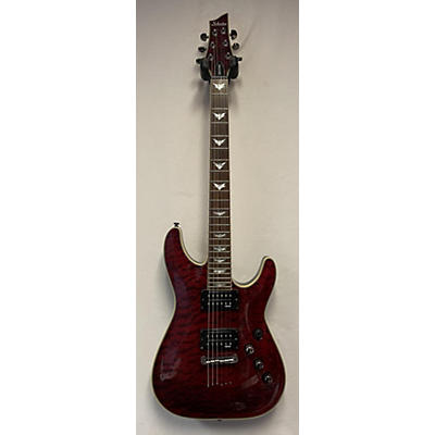 Schecter Guitar Research Used Schecter Guitar Research Omen Extreme 6 Red Solid Body Electric Guitar