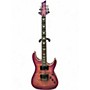 Used Schecter Guitar Research Omen Extreme 6 TRANS HOT PINK BURST Solid Body Electric Guitar TRANS HOT PINK BURST
