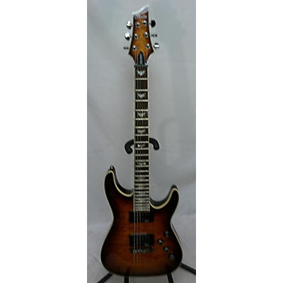 Schecter Guitar Research Used Schecter Guitar Research Omen Extreme 6 Tobacco Burst Solid Body Electric Guitar