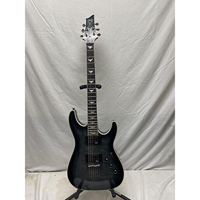 Schecter Guitar Research Used Schecter Guitar Research Omen Extreme 6 Trans Black Solid Body Electric Guitar