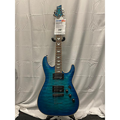 Schecter Guitar Research Used Schecter Guitar Research Omen Extreme 6 Trans Blue Solid Body Electric Guitar