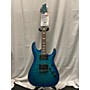 Used Schecter Guitar Research Used Schecter Guitar Research Omen Extreme 6 Trans Blue Solid Body Electric Guitar Trans Blue