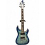 Used Schecter Guitar Research Omen Extreme 6 Trans Blue Solid Body Electric Guitar Trans Blue