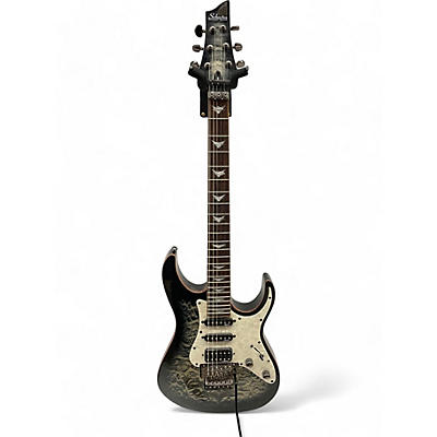 Schecter Guitar Research Used Schecter Guitar Research Omen Extreme 6 Trans Charcoal Solid Body Electric Guitar