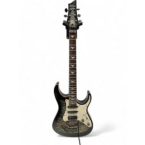 Schecter Guitar Research Used Schecter Guitar Research Omen Extreme 6 Trans Charcoal Solid Body Electric Guitar Trans Charcoal