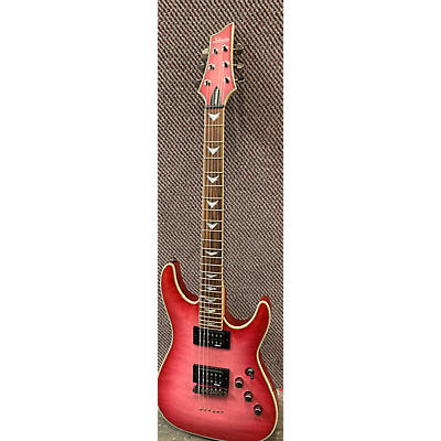 Schecter Guitar Research Used Schecter Guitar Research Omen Extreme 6 Trans Hot Pink Burst Solid Body Electric Guitar