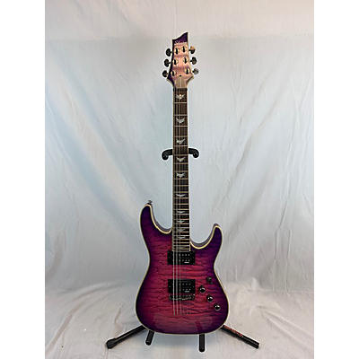 Schecter Guitar Research Used Schecter Guitar Research Omen Extreme 6 Trans Purple Solid Body Electric Guitar