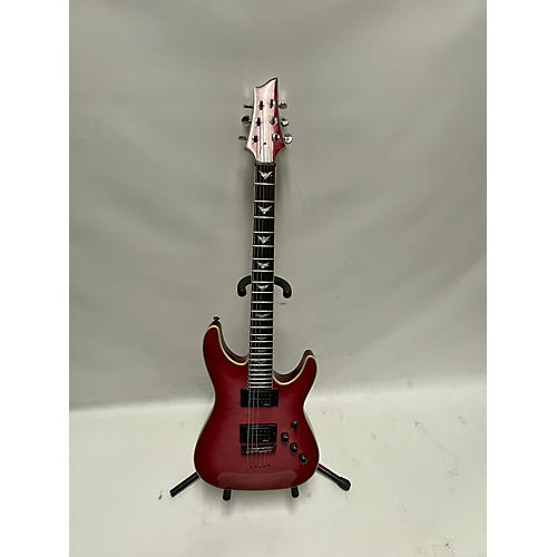 Schecter Guitar Research Used Schecter Guitar Research Omen Extreme 6 Trans Red Busrt Solid Body Electric Guitar trans red busrt