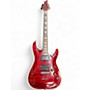 Used Schecter Guitar Research Omen Extreme 6 Trans Red Solid Body Electric Guitar Trans Red