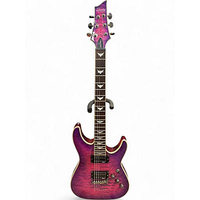 Schecter Guitar Research Used Schecter Guitar Research Omen Extreme 6 electric magenta Solid Body Electric Guitar