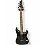 Used Schecter Guitar Research Omen Extreme 6 see thru black Solid Body Electric Guitar see thru black