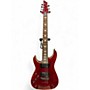 Used Schecter Guitar Research Omen Extreme 7 Left Handed Black Cherry Electric Guitar Black Cherry