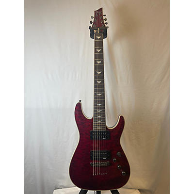 Schecter Guitar Research Used Schecter Guitar Research Omen Extreme 7 Wine Red Solid Body Electric Guitar