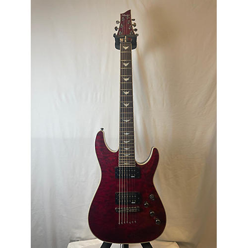 Schecter Guitar Research Used Schecter Guitar Research Omen Extreme 7 Wine Red Solid Body Electric Guitar Wine Red