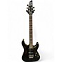 Used Schecter Guitar Research Omen Floyd Rose Active Black Solid Body Electric Guitar Black