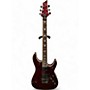 Used Schecter Guitar Research Used Schecter Guitar Research Omen Floyd Rose Trans Red Solid Body Electric Guitar Trans Red