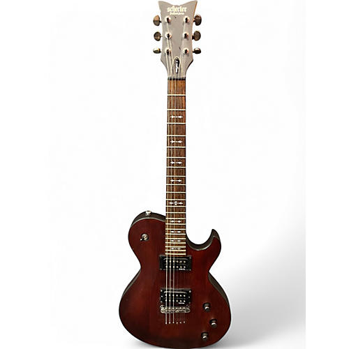 Used Schecter Guitar Research Omen Solo-6 Wine Red Solid Body Electric Guitar Wine Red
