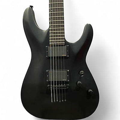 Used Schecter Guitar Research Omen elite  Charcoal Solid Body Electric Guitar