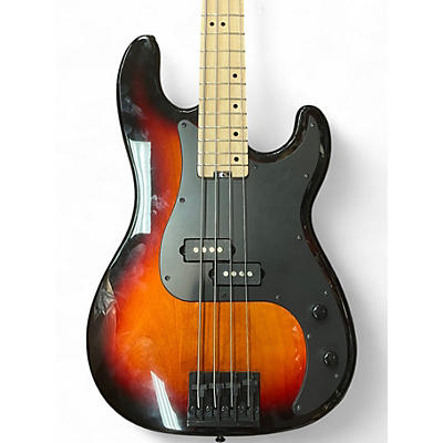 Used Schecter Guitar Research P 4 3 Color Sunburst Electric Bass Guitar