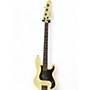 Used Schecter Guitar Research P-4 Antique Ivory Electric Bass Guitar Antique Ivory