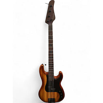 Schecter Guitar Research Used Schecter Guitar Research P-4 Exotic faded vintage sunburst Electric Bass Guitar