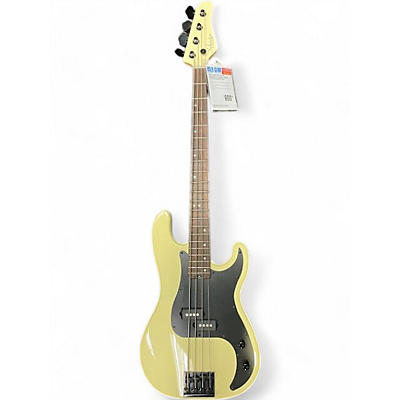 Schecter Guitar Research Used Schecter Guitar Research P4 Classic White Electric Bass Guitar