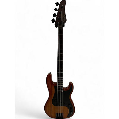 Schecter Guitar Research Used Schecter Guitar Research P4 EXOTIC Sunburst Electric Bass Guitar