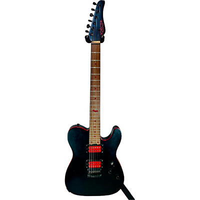 Schecter Guitar Research Used Schecter Guitar Research PA SM-SH Black Solid Body Electric Guitar