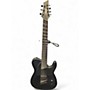Used Schecter Guitar Research PT-7 MS Black Ops Black Solid Body Electric Guitar Black
