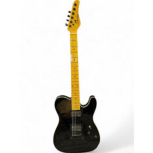 Used Schecter Guitar Research PT Black Solid Body Electric Guitar Black