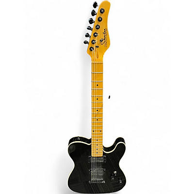Used Schecter Guitar Research PT Black Solid Body Electric Guitar