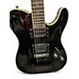 Used Schecter Guitar Research PT Blackjack Black Solid Body Electric Guitar Black