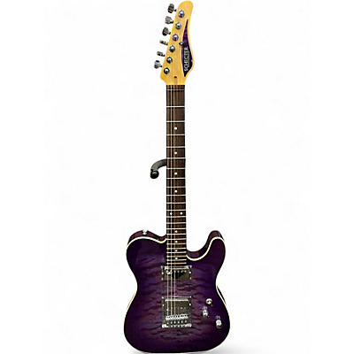 Used Schecter Guitar Research PT-CUSTOM PLUM CRAZY PURPLE Solid Body Electric Guitar