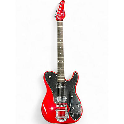 Used Schecter Guitar Research PT FASTBACK II RED Solid Body Electric Guitar