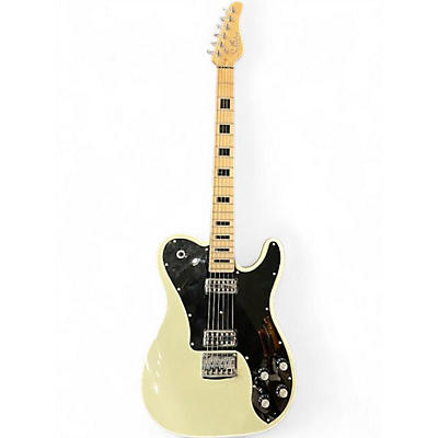 Used Schecter Guitar Research PT FASTBACK Olympic White Solid Body Electric Guitar