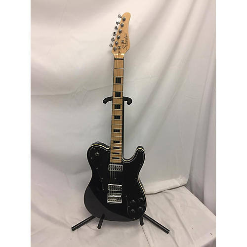 Schecter Guitar Research Used Schecter Guitar Research PT Fastback Black Solid Body Electric Guitar Black